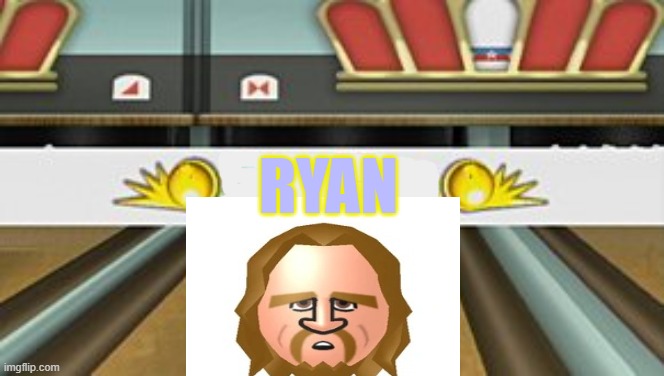 Wii Sports Resort Strike | RYAN | image tagged in wii sports resort strike | made w/ Imgflip meme maker