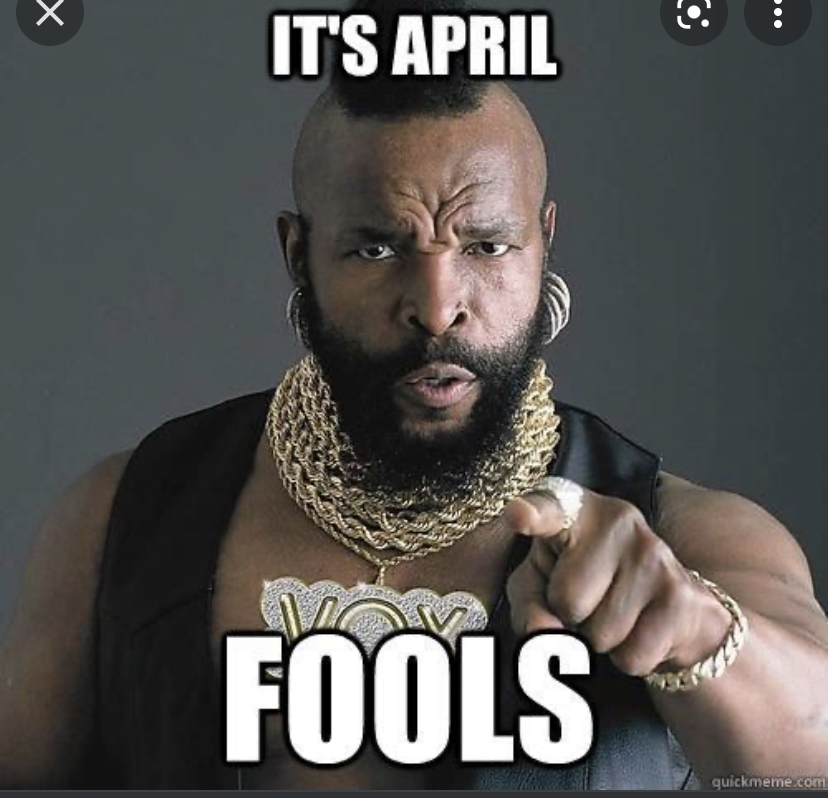 April fools get clapped Blank Meme Template