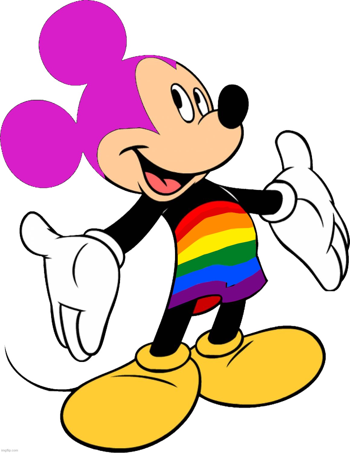 image tagged in mickey mouse,disney,gay,transgender,disneyland,disney world | made w/ Imgflip meme maker