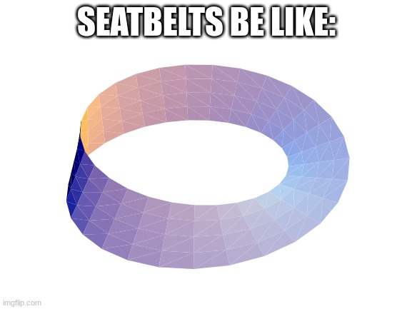 Seatbelts be like | SEATBELTS BE LIKE: | image tagged in dumb,shapes,funny memes,seatbelt | made w/ Imgflip meme maker