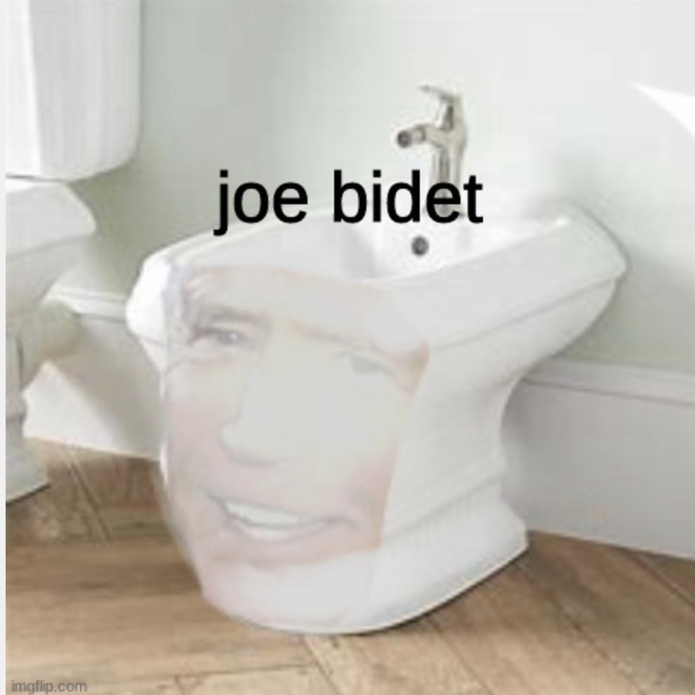 Joe bidet lol Blank Meme Template