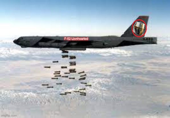 High Quality F-52 Lionhearted Blank Meme Template