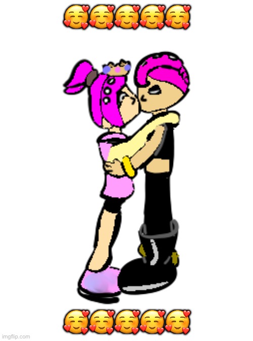 Art of me and boi <3 | 🥰🥰🥰🥰🥰; 🥰🥰🥰🥰🥰 | made w/ Imgflip meme maker