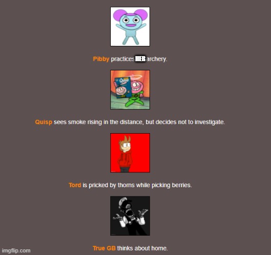 And Day 5 is done. | HER | image tagged in imgflip,hunger games | made w/ Imgflip meme maker