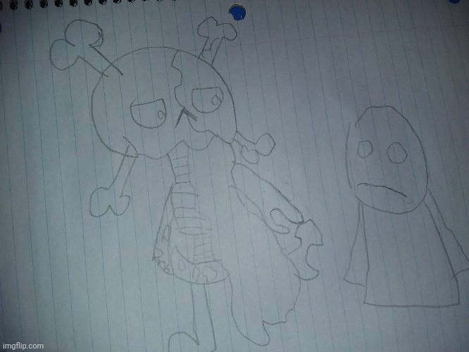 Casual drawing of Xross and Funni man | made w/ Imgflip meme maker