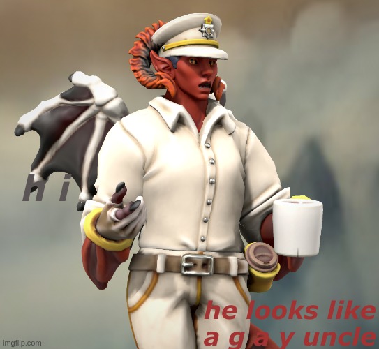 h i; he looks like a g a y uncle | image tagged in p2 | made w/ Imgflip meme maker