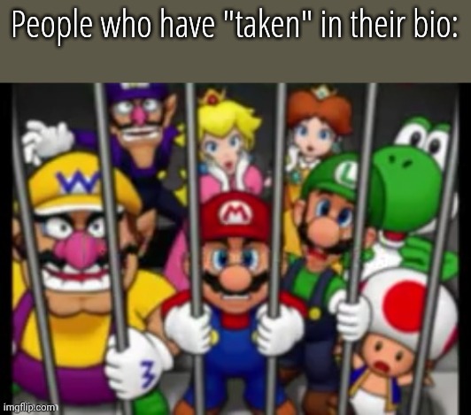 People who have "taken" in their bio: | made w/ Imgflip meme maker