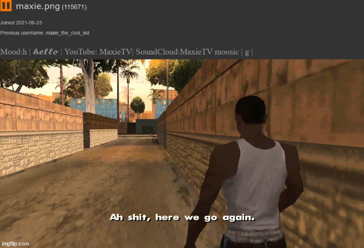NOT AGAIN | image tagged in here we go again gta san andreas | made w/ Imgflip meme maker