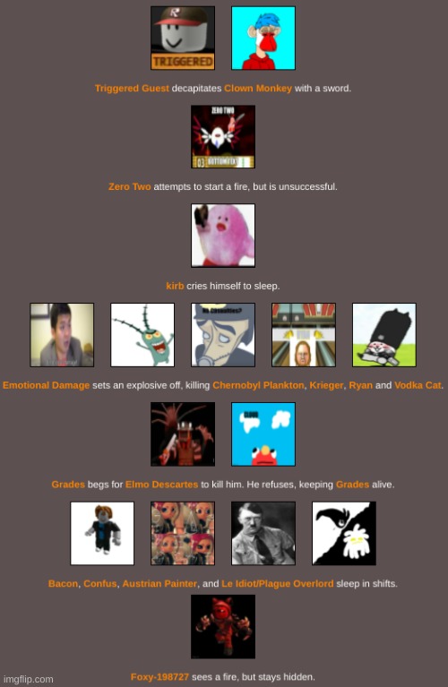 The clown triggered the guest. | made w/ Imgflip meme maker