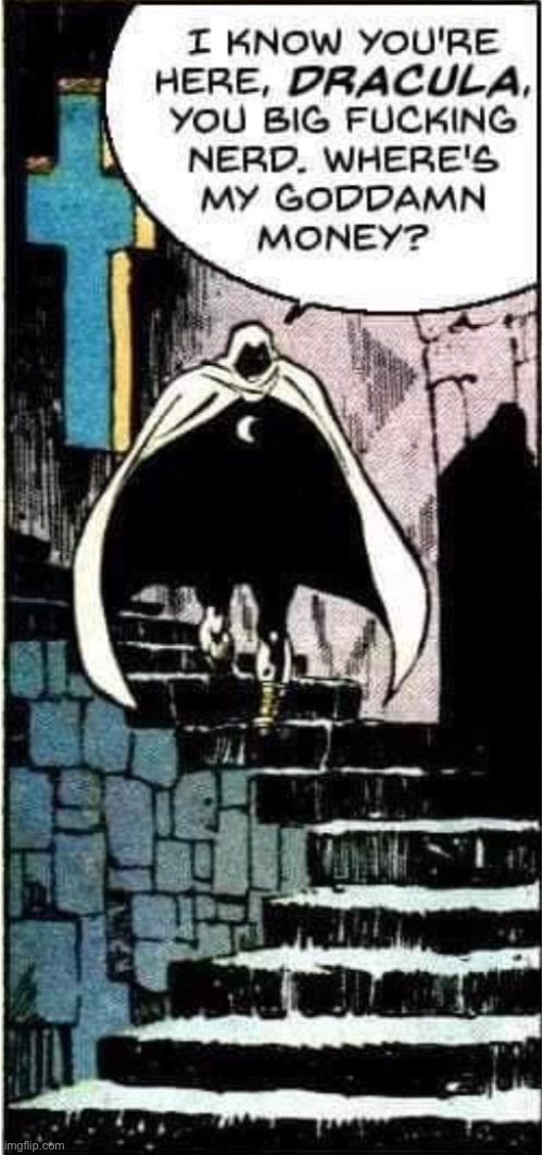 Moon knight | image tagged in moon knight | made w/ Imgflip meme maker