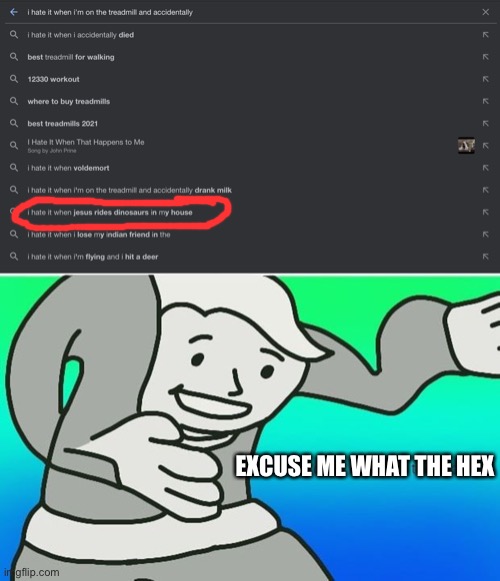 Wait a minute, Heeeeellllllllllllllllp | EXCUSE ME WHAT THE HEX | image tagged in fallout boy excuse me wyf | made w/ Imgflip meme maker