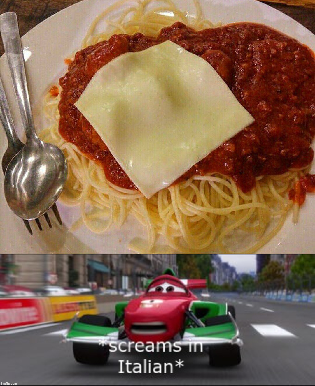 What the.... | image tagged in screams in italian | made w/ Imgflip meme maker
