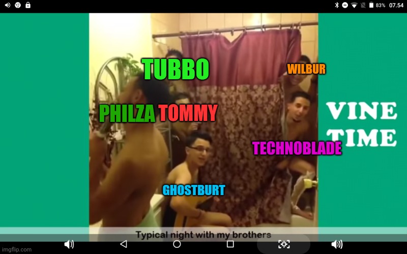 All creddit Go anwar jibawi for the vine ( in cannon wilbur is philza only son this just a Meme a joke | WILBUR; TUBBO; TOMMY; PHILZA; TECHNOBLADE; GHOSTBURT | image tagged in anwar jibawi,dream smp,sleepy bois inc | made w/ Imgflip meme maker