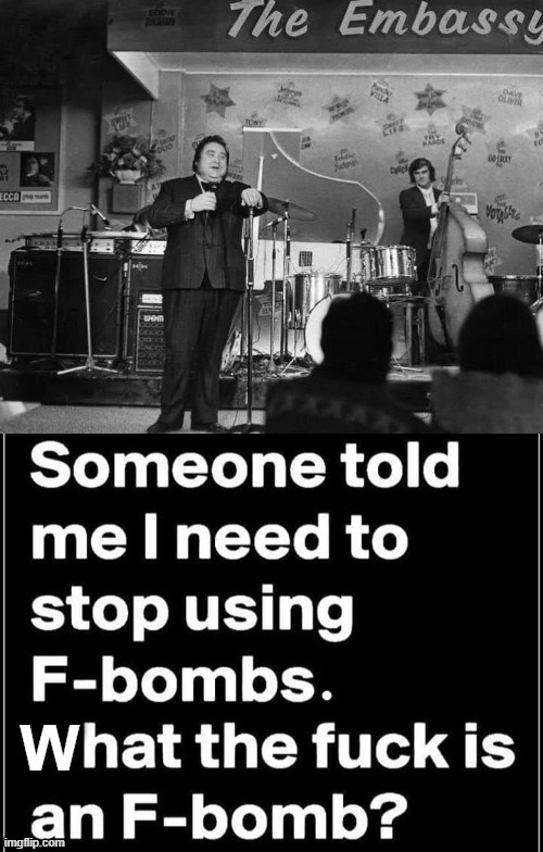 F-bomb ! | image tagged in i see what you did there | made w/ Imgflip meme maker