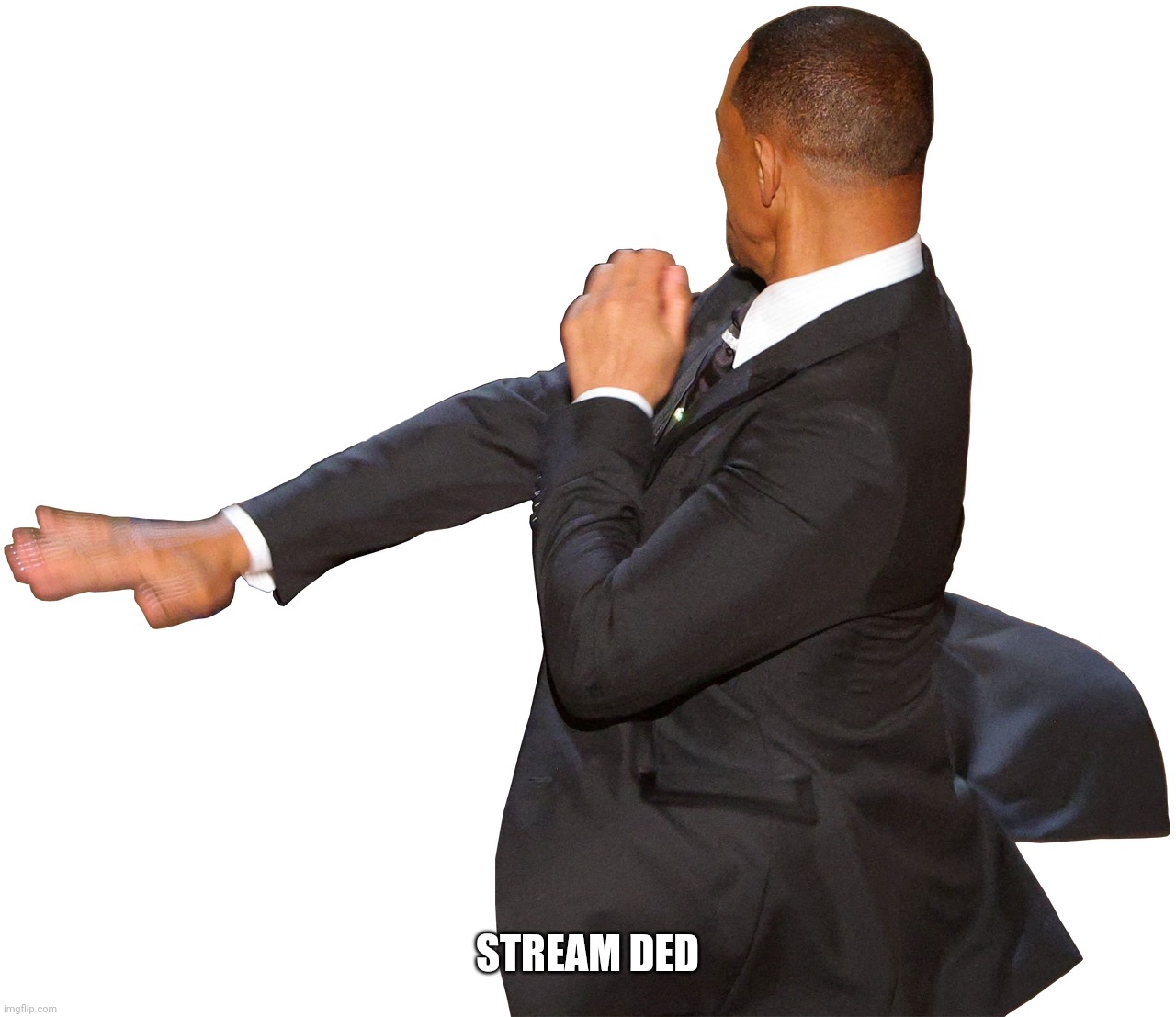Will Smith slap | STREAM DED | image tagged in will smith slap | made w/ Imgflip meme maker