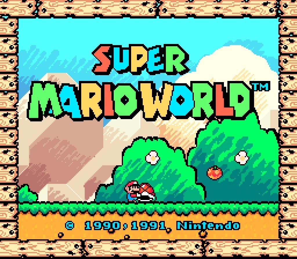 Super Mario World Blank Meme Template