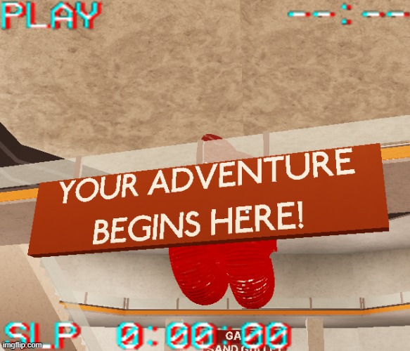 Your adventure begins here! | image tagged in vietnamballs mystery flesh pit adventure | made w/ Imgflip meme maker