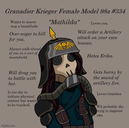 krieger waifu 2.0 | image tagged in krieger waifu 2 0 | made w/ Imgflip meme maker