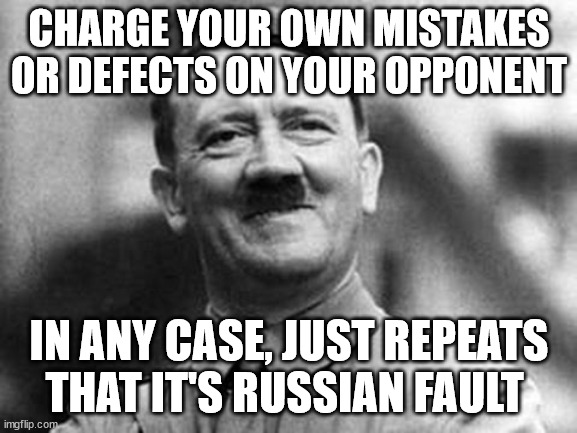 Regardless of what Facebook says, Nazism is still bad | CHARGE YOUR OWN MISTAKES OR DEFECTS ON YOUR OPPONENT; IN ANY CASE, JUST REPEATS THAT IT'S RUSSIAN FAULT | image tagged in adolf hitler,memes,politics,globalist | made w/ Imgflip meme maker