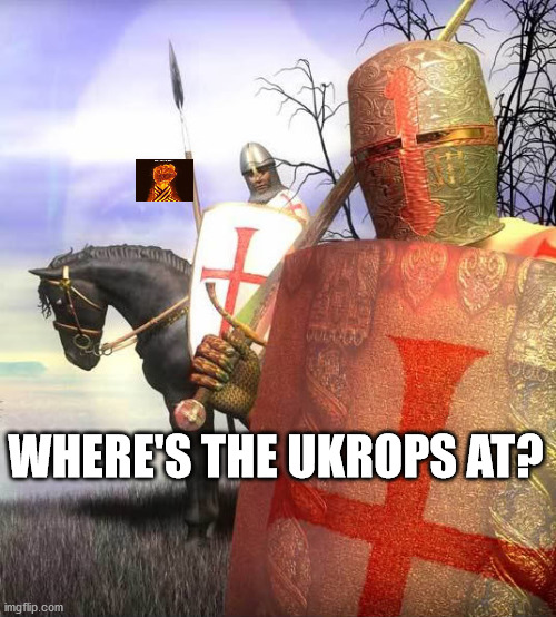 Ukrops | WHERE'S THE UKROPS AT? | image tagged in knock knock | made w/ Imgflip meme maker