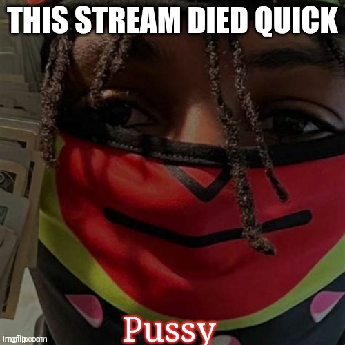 NRA oldman | THIS STREAM DIED QUICK | image tagged in nra oldman | made w/ Imgflip meme maker