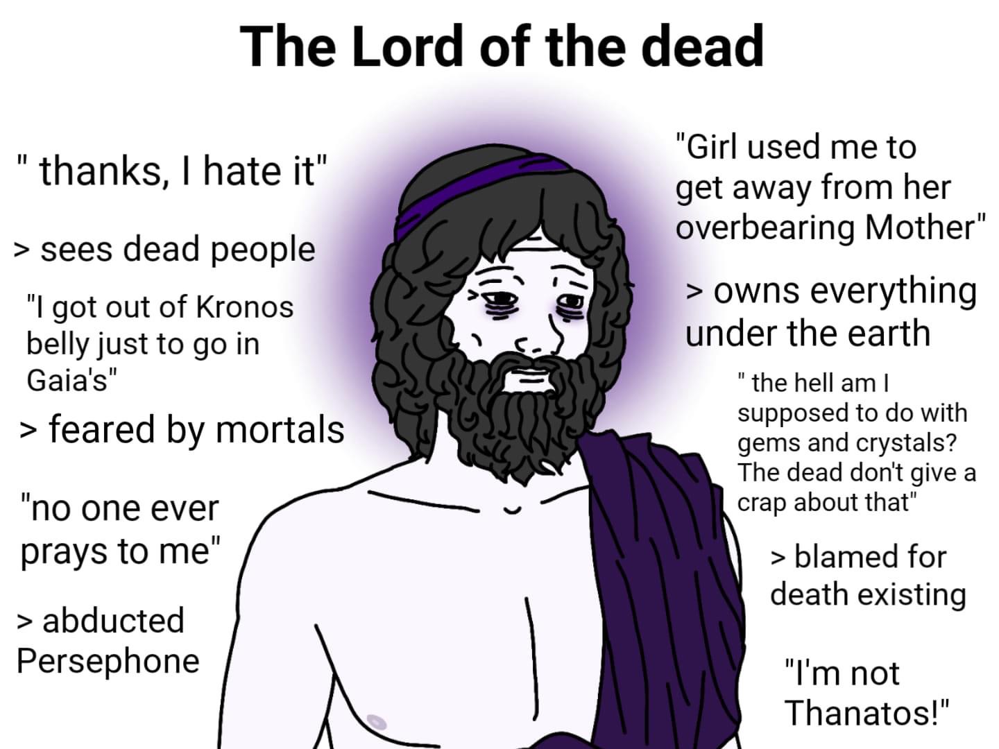 The lord of the dead Blank Meme Template