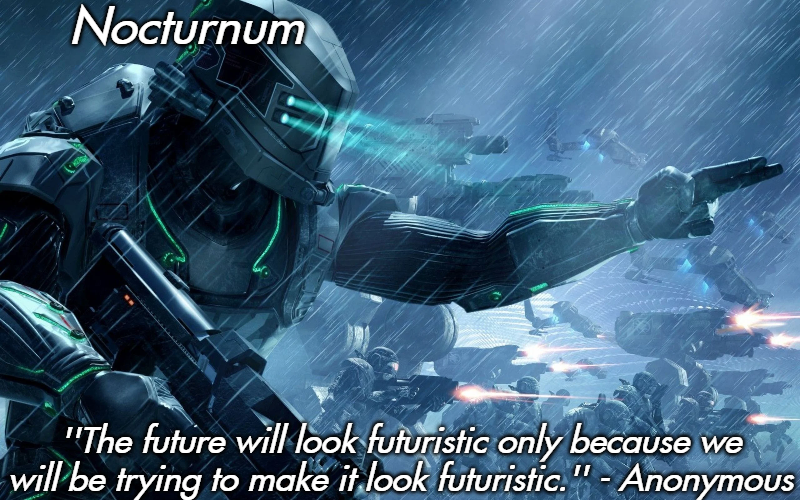 High Quality Nocturnum's futuristic temp Blank Meme Template