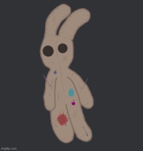 Custom voodoo doll | image tagged in voodoo doll,creepy,sewing | made w/ Imgflip meme maker