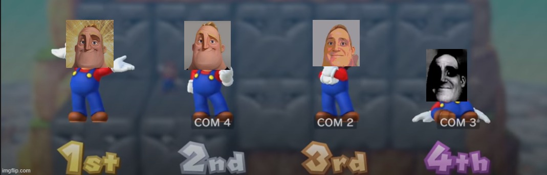 Mario Party 10 but with Mr Incredible becoming uncanny | image tagged in mr incredible becoming uncanny,mario party,memes | made w/ Imgflip meme maker