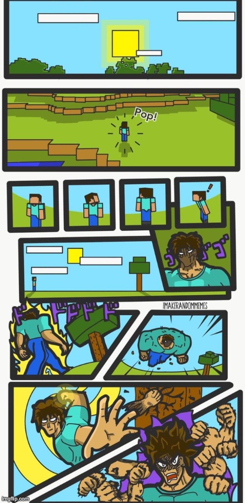 What a comic! | image tagged in fun,funny,memes,minecraft,comic | made w/ Imgflip meme maker