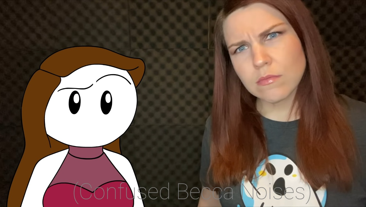 High Quality (Confused Becca Noises) Blank Meme Template