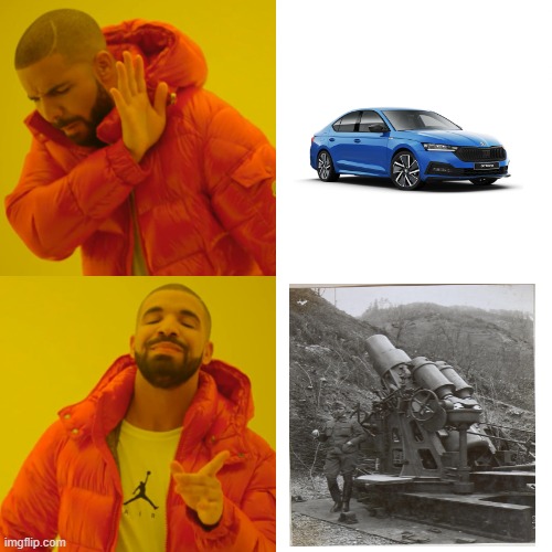True Skoda | image tagged in memes,drake hotline bling | made w/ Imgflip meme maker