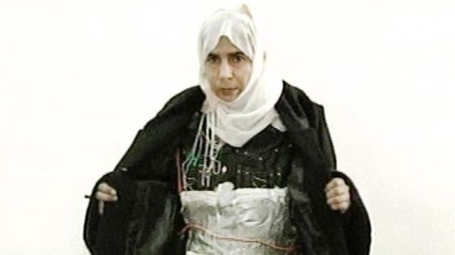 Female Jihadist suicide bomber martyr Islamic Blank Meme Template