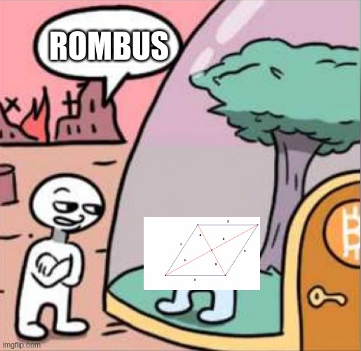 rombus | ROMBUS | image tagged in amogus | made w/ Imgflip meme maker