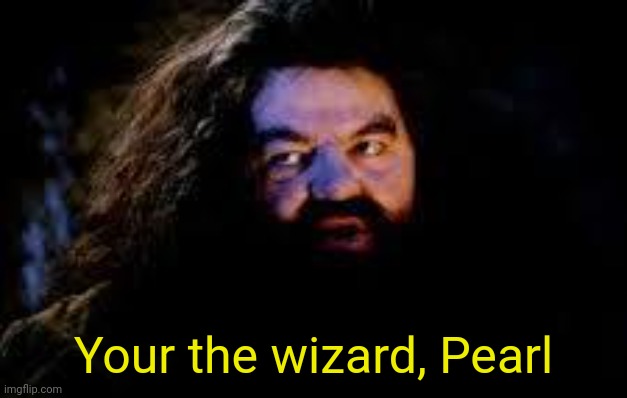 You are a wizard, Pearl | Your the wizard, Pearl | image tagged in your a wizard harry | made w/ Imgflip meme maker