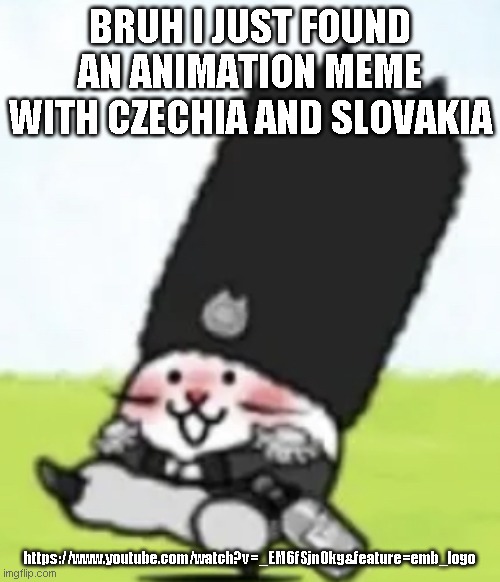 https://www.youtube.com/watch?v=_EM6fSjn0kg&feature=emb_logo | BRUH I JUST FOUND AN ANIMATION MEME WITH CZECHIA AND SLOVAKIA; https://www.youtube.com/watch?v=_EM6fSjn0kg&feature=emb_logo | image tagged in vodka cat | made w/ Imgflip meme maker