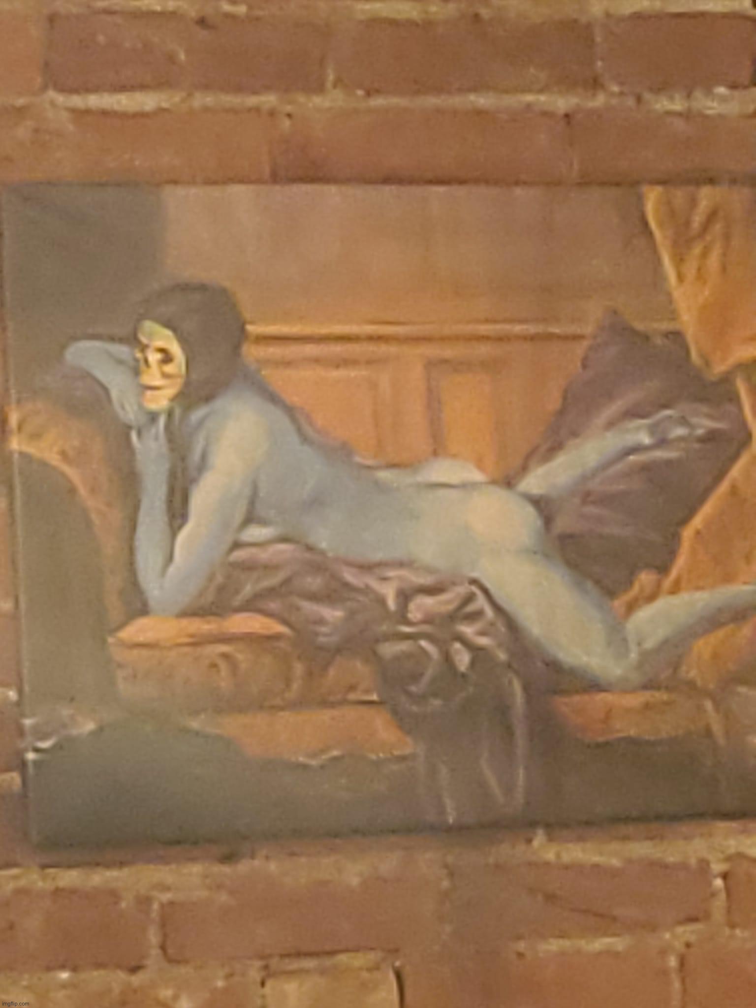 . | image tagged in skeletor nude painting | made w/ Imgflip meme maker