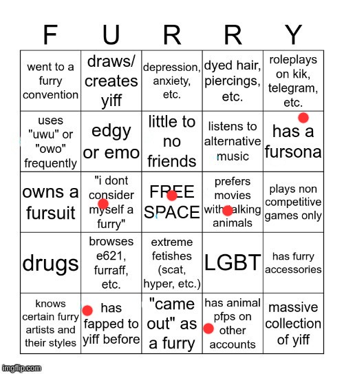 no bingo | image tagged in furry bingo v2 | made w/ Imgflip meme maker