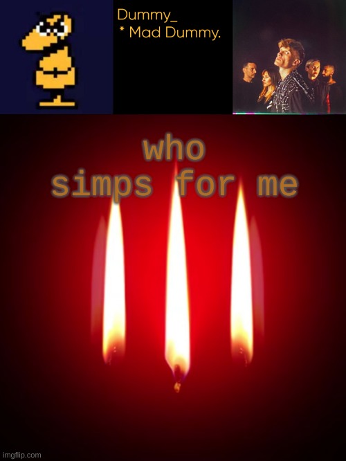 template. | who simps for me | image tagged in template | made w/ Imgflip meme maker