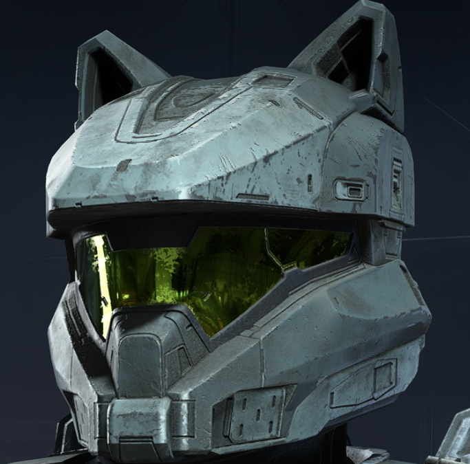 High Quality Halo cat ears Blank Meme Template
