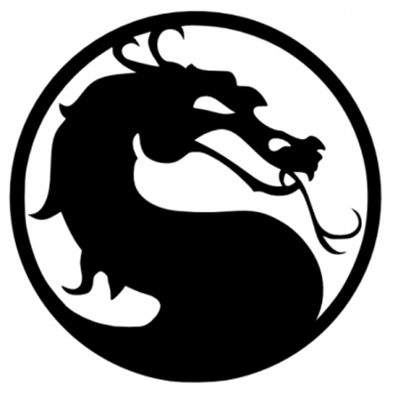 High Quality Mortal Kombat Logo Blank Meme Template