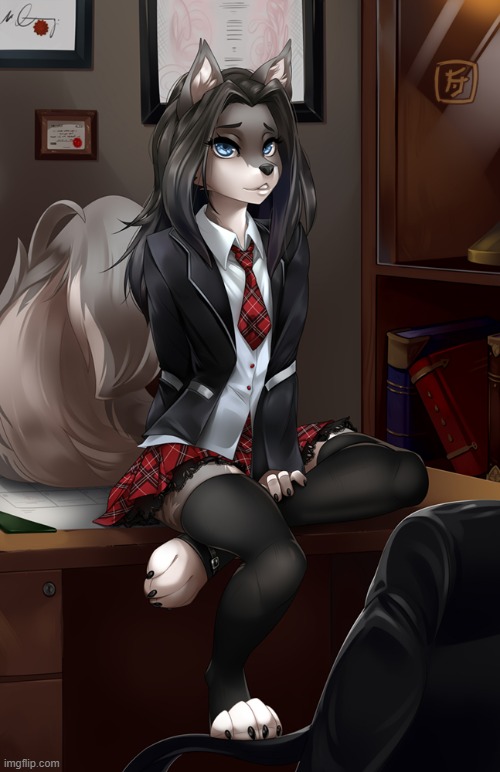 How much would you pay attention in class if this was your classmate? xD (By DragonFU) | image tagged in cute,femboy,student,classmate,furry | made w/ Imgflip meme maker