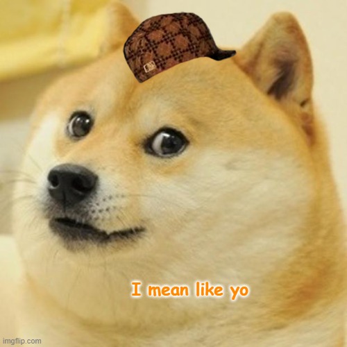 Doge | I mean like yo | image tagged in memes,doge | made w/ Imgflip meme maker
