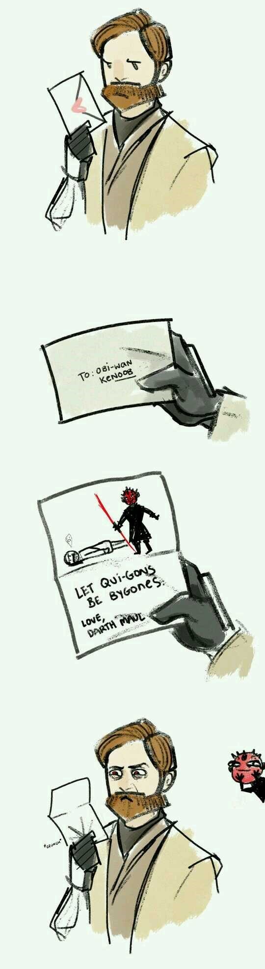 High Quality Obi-Wan/ Maul Blank Meme Template