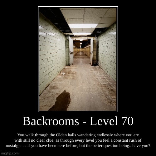 Level 70 - The Backrooms
