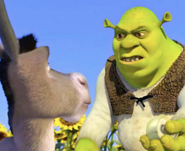 Shrek Donkey Onions Have Layers Blank Meme Template