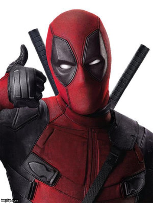 Deadpool tumbs up | image tagged in deadpool tumbs up | made w/ Imgflip meme maker