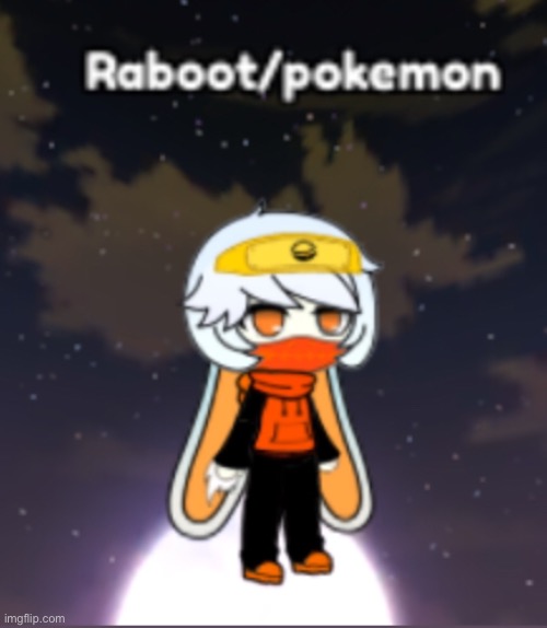 I made Raboot in Gacha so I thought I would share XD any request on what Pokémon to do next? | image tagged in pokemon | made w/ Imgflip meme maker