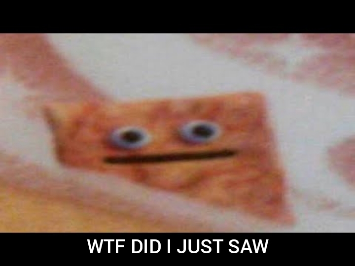 Cinnamon toast WTF did I just saw Blank Meme Template