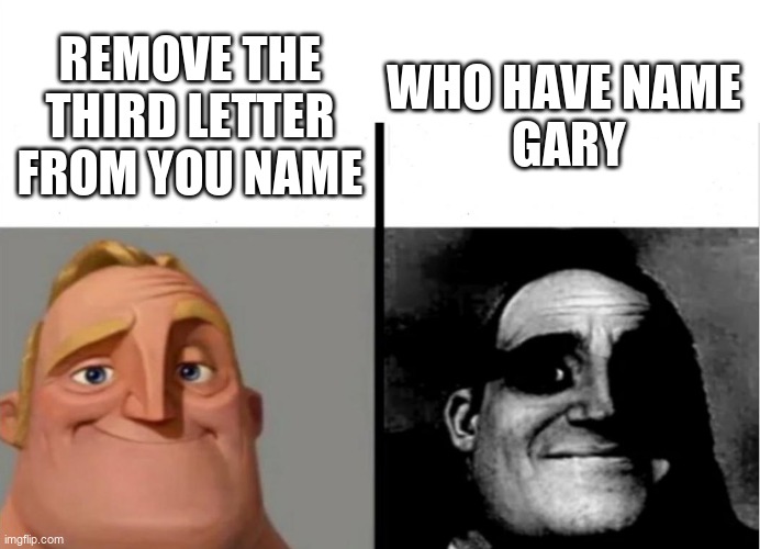 Teacher's Copy |  WHO HAVE NAME 
GARY; REMOVE THE THIRD LETTER FROM YOU NAME | image tagged in teacher's copy | made w/ Imgflip meme maker